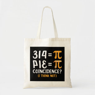 Bolsa Tote Engraçado Pi Day Pie Professores De Matemática Shi