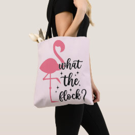 Bolsa Tote Engraçado Rosa Que Bando Flamingo