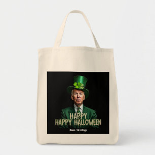 Bolsa Tote Engraçado Rua Joe Biden. Dia de Patrick Confuso