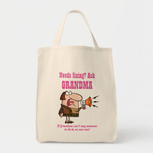 Bolsa Tote ENGRAÇADO Se O GRANDMA NÃO CONSEGUIR NOMEAR UM P