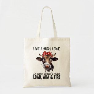 Bolsa Tote Engraçado Vaca