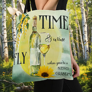 Bolsa Tote Engraçado Vinha Vovó