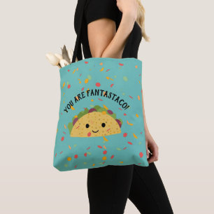 Bolsa Tote Engraçado você é Fantastaco Cute Kawaii Taco