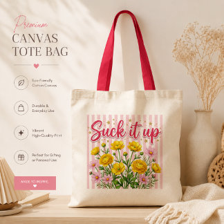 Bolsa Tote Engula Isso Floral Rosa Bonito Saco de Compras
