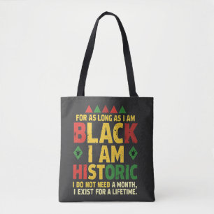 Bolsa Tote Enquanto eu for negro, sou histórico
