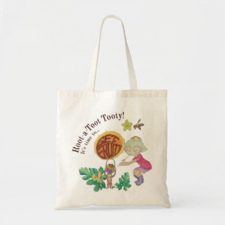 Bolsa Tote Enraíze um Toot Tooty! sacola natural das canvas