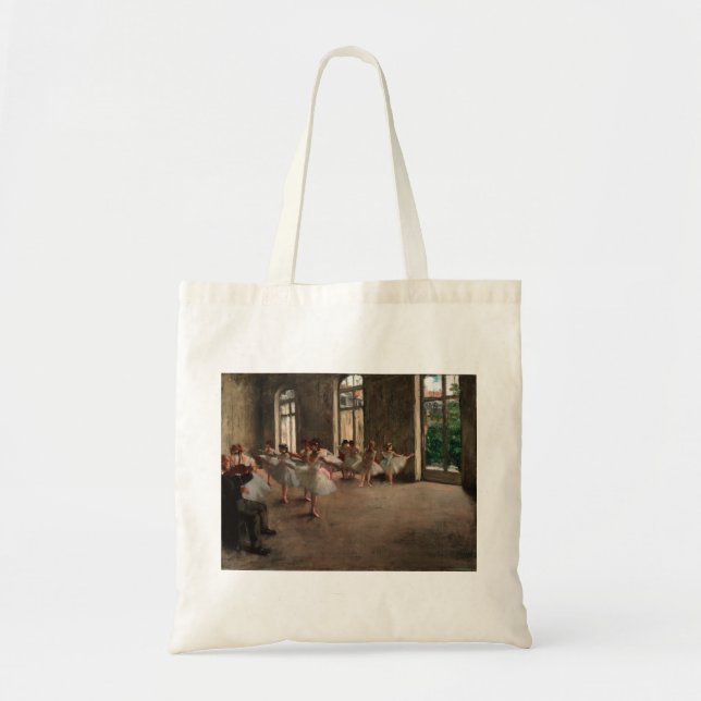 Bolsa Tote Ensaio de balés - Edgar Degas - 1873 (Frente)