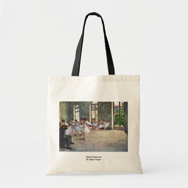 Bolsa Tote Ensaio De Balés Por Edgar Degas (Frente)