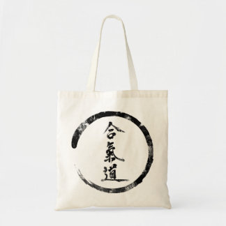 Bolsa Tote Ensaque com o sinal da energia da rotação do ki