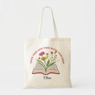 Bolsa Tote ensiná-los a amá-los a vê-los crescer