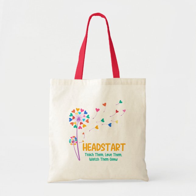 Bolsa Tote Ensiná-los a amá-los a vê-los crescer (Frente)