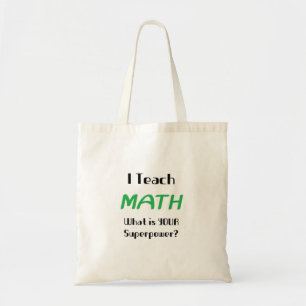 Bolsa Tote Ensinar matemática