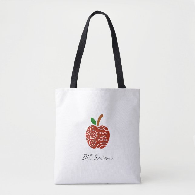 Bolsa Tote Ensine Amor Inspire  (Frente)