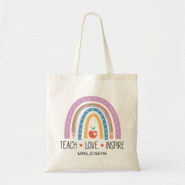 Bolsa Tote Ensine Amor Inspire Professor