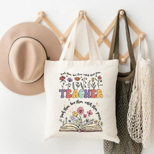 Bolsa Tote Ensine-Os, Ame-Os, Veja-Os Crescer Professor