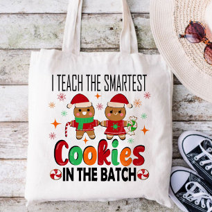 Bolsa Tote Ensino biscoitos mais inteligentes.