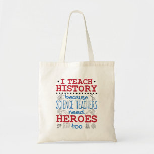 Bolsa Tote Ensino História Social Estudos Professores Heroes