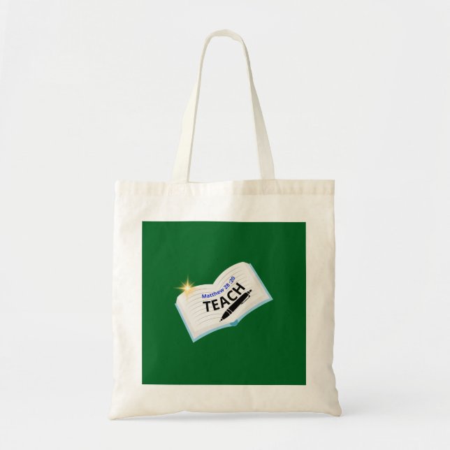 Bolsa Tote Ensino ( Matthew 28 : 20 ) ToteBag (Frente)