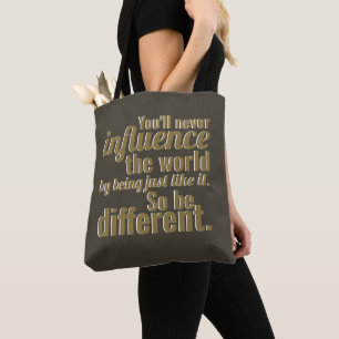 Bolsa Tote Então Seja Diferente