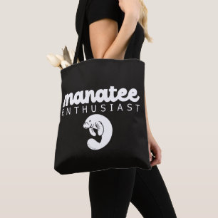 Bolsa Tote Enthusiasta de Peixe-boi, Amante de Peixe-boi Pres