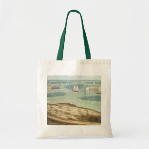 Bolsa Tote Entrada no porto por Georges Seurat, Vintage Art