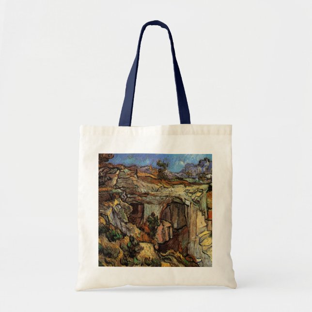 Bolsa Tote Entrada no Quarry, Santo-Remy de Vincent van Gogh (Frente)