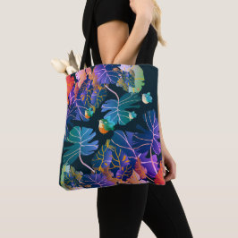 Bolsa Tote ...entre folhas e cores