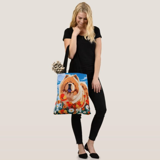 Bolsa Tote ENTRE OS PAPOULAS Chow (Criador carregado)