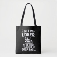 Entre Perdedor Carrinho de Golfe Procure Minha Bol