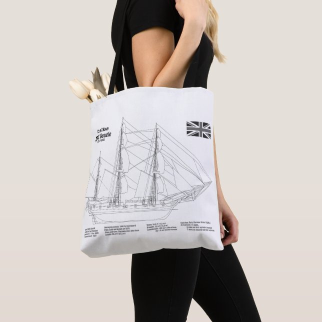 Bolsa Tote Entrega Alta do Barramento HMS - Entrega BD Bluepr (Close Up)