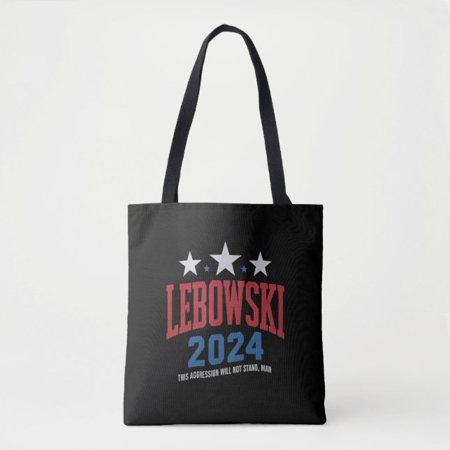Bolsa Tote Entrevista com Funny Lebowski Votação: 2024 (Frente)