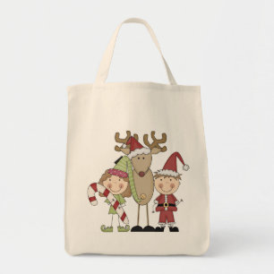 Bolsa Tote Entrevistas com Reindeer e Elves