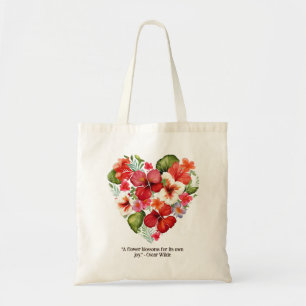 Bolsa Tote Entusiastas da coroa tropical inspirada no ar livr
