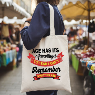 Bolsa Tote Envelhecimento Engraçado Tote Bag - Certified Vint