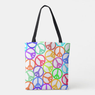 Bolsa Tote Epic Multicolor Groovy Sign Design