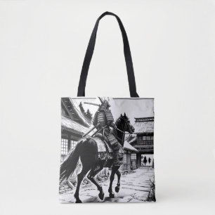 Bolsa Tote Epic Samurai Rider Impressão de Arte de Manga