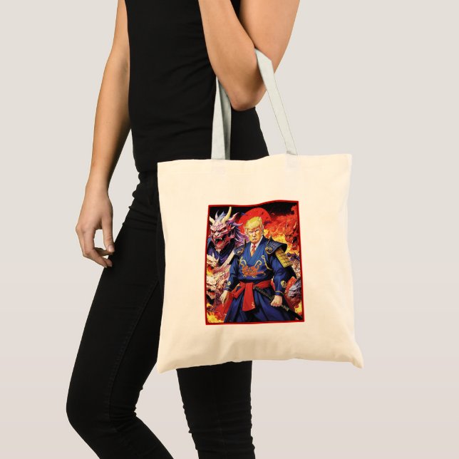Bolsa Tote Epic Trump Samurai Anime (Frente (produto))