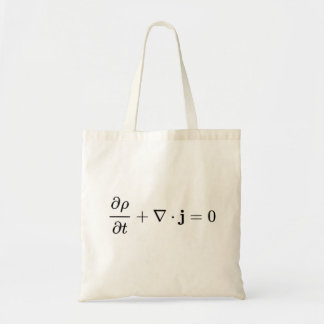 Bolsa Tote equação de continuidade, todos os campos de física