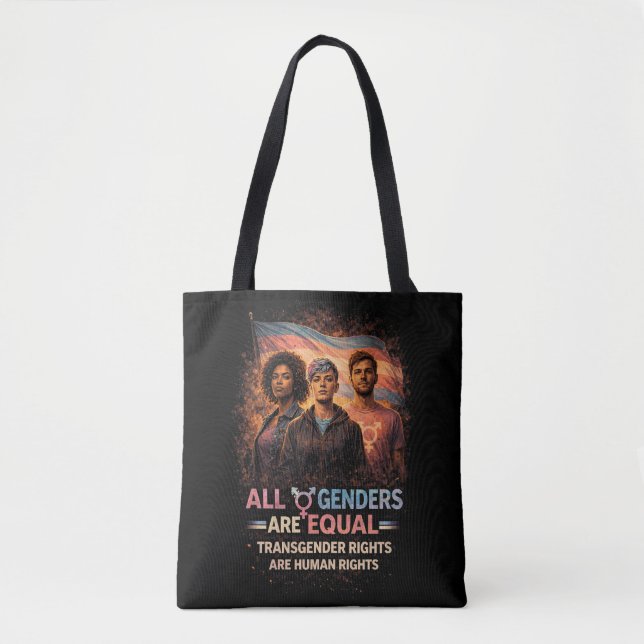 Bolsa Tote Equal Under Every Flag (Frente)