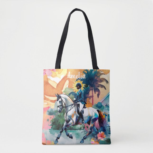 Bolsa Tote Equestrian Girl (Frente)