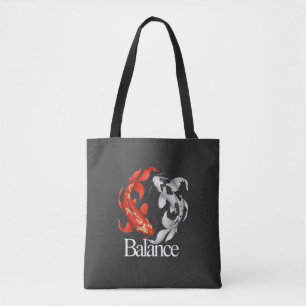 Bolsa Tote Equilíbrio – Símbolo Japonês do Koi de Força Calma