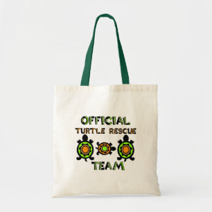 Bolsa Tote Equipa de salvamento oficial 1 da tartaruga