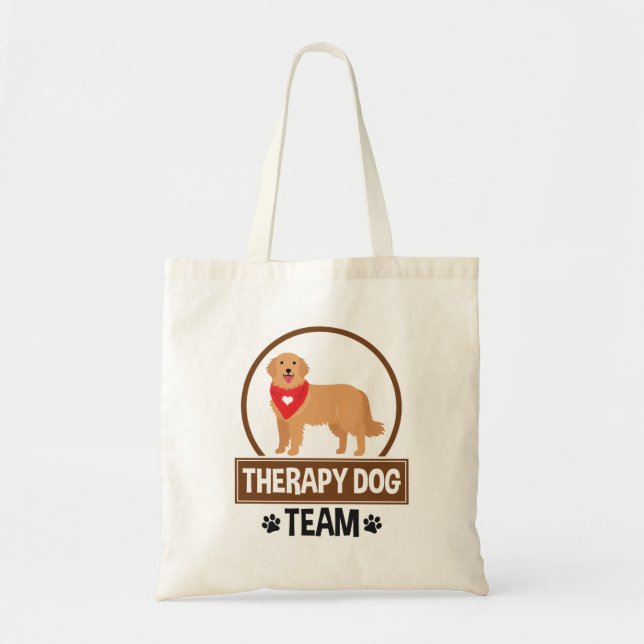 Bolsa Tote Equipe de Cães Terapêutica (Frente)