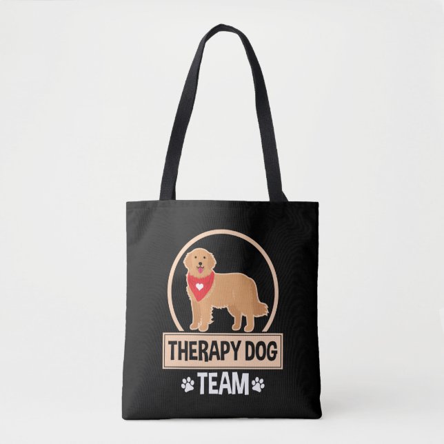 Bolsa Tote Equipe de Cães Terapêutica (Frente)