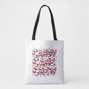 Bolsa Tote Equipe de Doces Canas Amante Natal Xmas Pijama