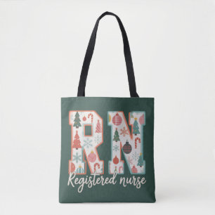 Bolsa Tote Equipe de Enfermeira Registrada de Natal RN Feriad