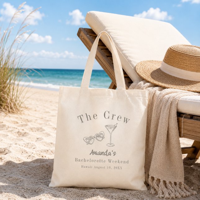 Bolsa Tote Equipe de Fim de Semana de Despedida de Solteira V (Criador carregado)
