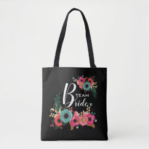 Bolsa Tote Equipe de noiva. Dondot de Casamento de Bridesmaid