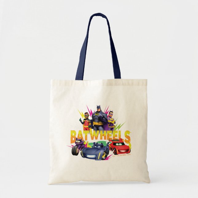 Bolsa Tote Equipe de super-heróis BatWheels™ (Frente)