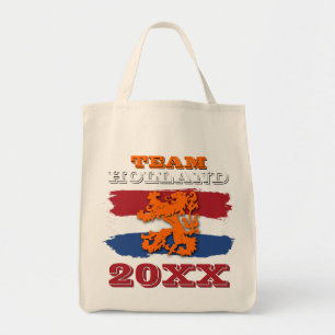 Bolsa Tote Equipe do Leão Laranja de Bandeira Holandesa Perso